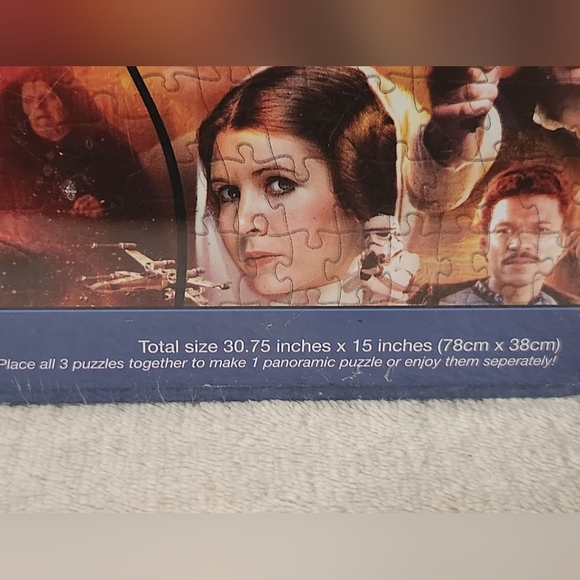 Star Wars 3-in-1 Puzzle Set NEW in Package - Picture 3 of 5